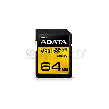 64GB A-DATA Premier ONE SDXC UHS-II U3/Class 10