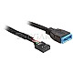 DeLOCK Pin Header USB 2.0 (Buchse)/USB 3.0 (Stecker) 30cm