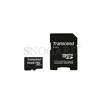 64GB Transcend microSDXC Premium Kit Class 10