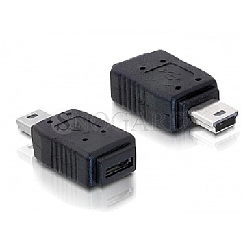 DeLOCK USB 2.0 Adapter Mini-B auf Micro-A+B