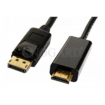 Brackton 4K Display Port 1.2 -> HDMI 2.0 Kabel 3m aktiv