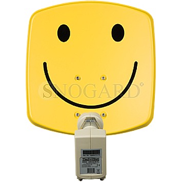 TechniSat DigiDish 33, Universal-Twin-LNB smiley-gelb