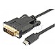 Equip 133468 USB Kabel Type-C Stecker -> DVI Stecker 1.8m schwarz