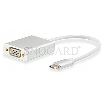 Equip Adapter USB 3.0 Type-C Stecker -> VGA Buchse 15cm
