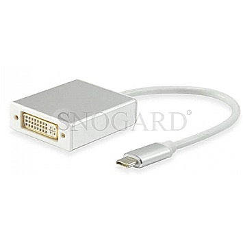 Equip Adapter USB 3.0 Type-C Stecker -> DVI Buchse 4K 15cm