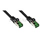 Good Connections RNS-RJ45 Patchkabel S/FTP (PiMF) CAT6a 30m Outdoor IP66 schwarz