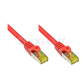 Good Connections RNS-RJ45 Patchkabel S/FTP (PiMF), m.CAT7 Rohkabel 40m rot