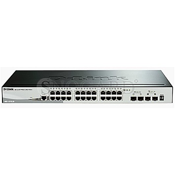 D-Link DGS-1510-28X 24-Port Smart Managed Gigabit Stack Switch