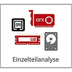 Serviceleistung Einzelteilanalyse MBO, CPU oder RAM