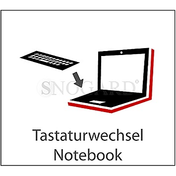Serviceleistung Tastaturtausch Notebook mit verschraubter Tastatur