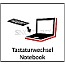 Serviceleistung Tastaturtausch Notebook ohne verschraubter Tastatur