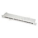 LogiLink NP0060 Patchpanel 24-Port CAT 6A grau