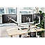 LogiLink BP0052 Monitorhalter 3-Fach 13"-32" Alu