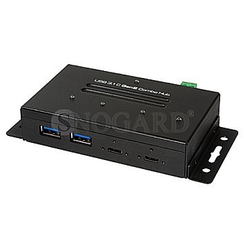 LogiLink UA0316 USB-C 3.1 Gen 2, 4-Port Combo Hub