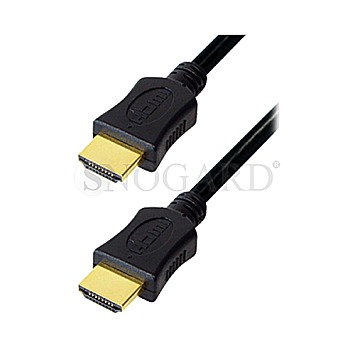 HDMI 4K+3D+Ethernet Kabel 1.5m schwarz