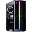 Inter-Tech S-3906 Renegade RGB Tempered Glass Black