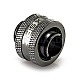 XSPC Anschluss 1/4" auf 16/11mm schwarz chrome