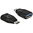DeLOCK 65519 Adapter USB-C Stecker > USB 3.0-A Buchse schwarz