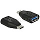 DeLOCK 65519 Adapter USB-C Stecker > USB 3.0-A Buchse schwarz