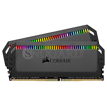 16GB Corsair CMT16GX4M2C3200C16 Dominator Platinum RGB DDR4-3200 Black Kit