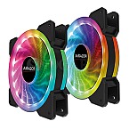 LC-Power AiRazor RGB Combo 120mm 2er-Pack LED-Steuerung