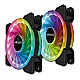 LC-Power AiRazor RGB Combo 120mm 2er-Pack LED-Steuerung