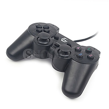 Gembird JPD-UDV-01 USB Gamepad Dual Vibration schwarz