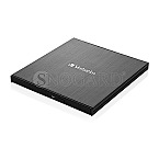 Verbatim External Slimline Blu-ray Writer Ultra HD 4K USB-C 3.0