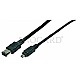 LogiLink CF0004 FireWire IEEE-1394 6-Pin/4-Pin 1.8m schwarz