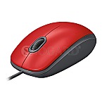 Logitech M110 Silent Maus rot