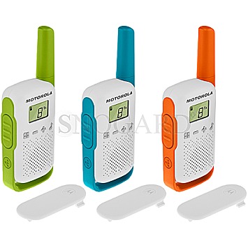 Motorola TALKABOUT T42 Dreierpack bunt