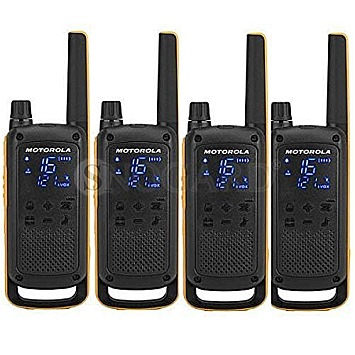 Motorola TALKABOUT T82 Extreme Viererpack IPx4 schwarz