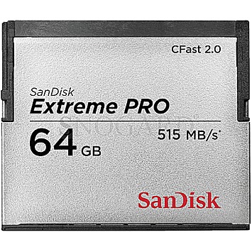 64GB SanDisk Extreme PRO R525/W430 CFast 2.0 CompactFlash Card