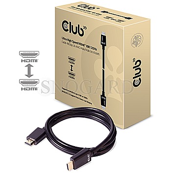 Club 3D HDMI 2.1 Kabel Ultra High Speed 10K HDR 3m schwarz retail