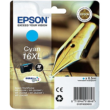 Epson 16 C13 T16324010 DURABrite Ultra Ink cyan XL