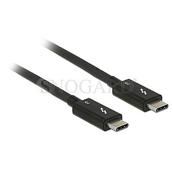 DeLOCK 84844 Thunderbolt 3 USB-C 50cm Kabel schwarz