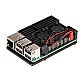 Joy-It Raspberry 3B/3B+ Armor Case Block Active +Fan schwarz