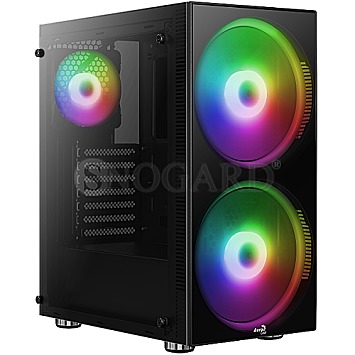 AeroCool Python Window RGB Black