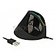 DeLOCK 12597 Ergonomische USB Maus vertikal RGB USB schwarz