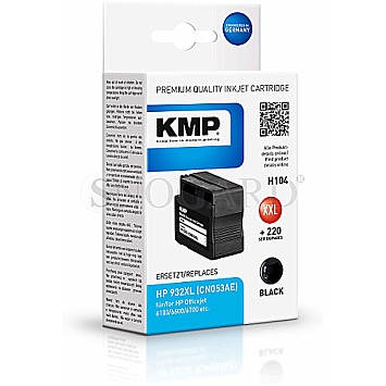 KMP H104 HP AE932XL Schwarz