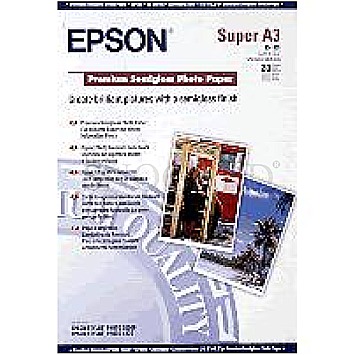 Epson Premium Fotopapier Semigloss, A3+ 251g 20 Blatt