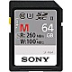 64GB Sony SF-M Series R260/W100 SDXC UHS-II U3 Class 10