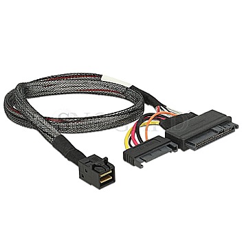 Delock 84819 Kabel SFF-8643 > U.2 SFF-8639+SATA Stromanschluss 50cm