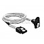 DeLOCK 85346 SATA 6Gb/s Kabel 50cm gerade auf unten gewinkelt transparent