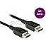 DeLOCK 85828 Aktives Optisches Glasfaserkabel DisplayPort1.4 8K 60Hz 50m schwarz