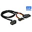 DeLOCK 84822 SFF-8643 Stecker gewinkelt -> U.2 SFF-8639 Buchse+SATA Strom