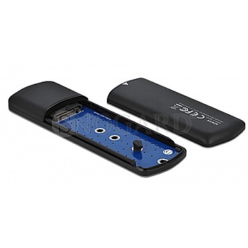 DeLOCK 42615 Case M.2 NVMe PCIe SSD mit USB-C Buchse werkzeugfrei