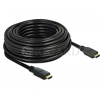 DeLOCK 85285 Aktives HDMI Kabel 4K 2160p 60Hz 15m schwarz