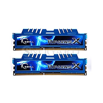 8GB G.Skill F3-2400C11D-8GXM RipJawsX DDR3-2400 Kit blau