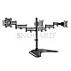 LogiLink BP0051 VESA 3-fach Tischhalterung 13-27" metal